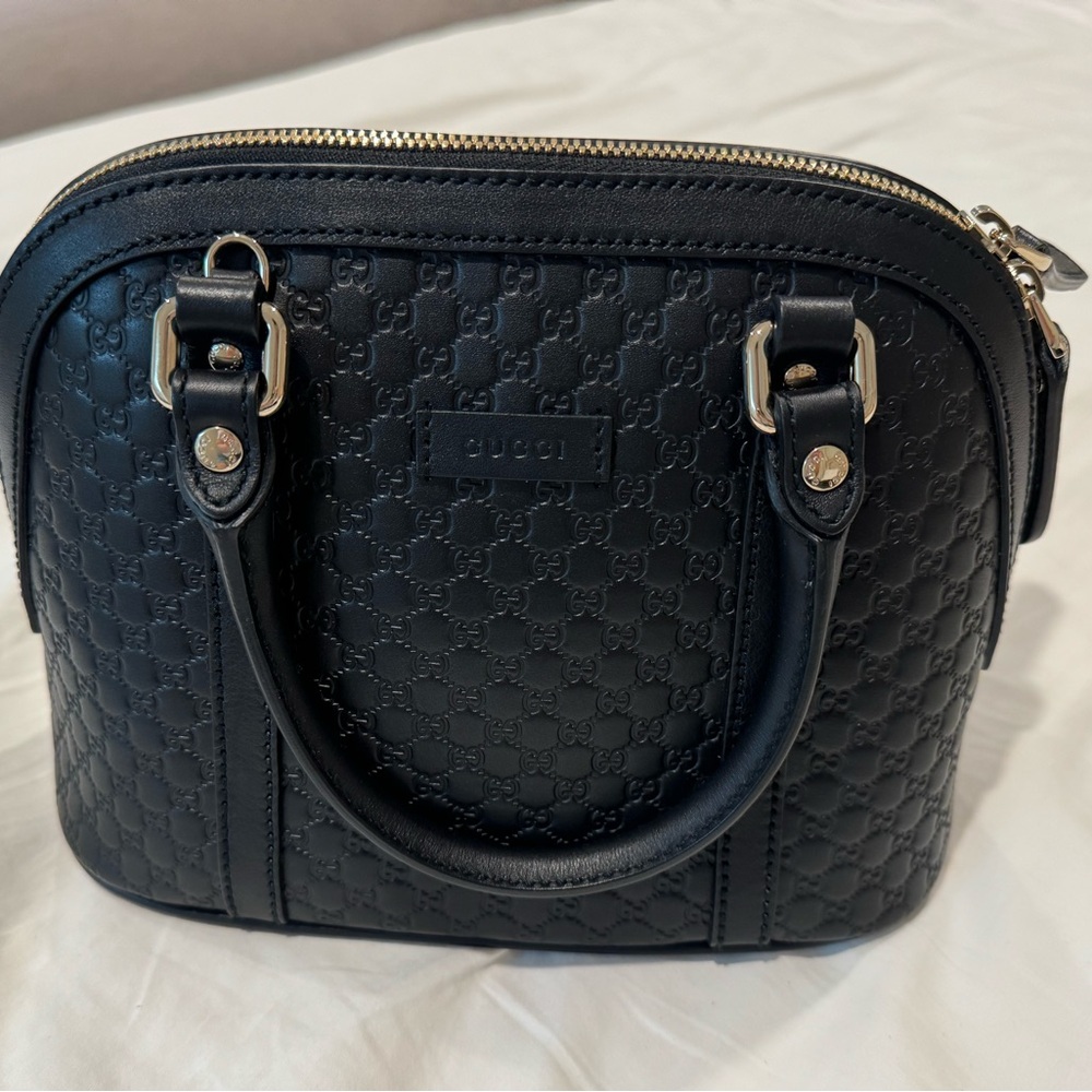 GUCCI Microguccissima Mini Dome Bag Black